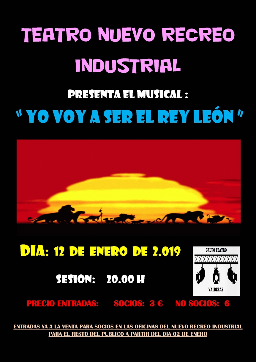 Yo voy a ser el Rey León.