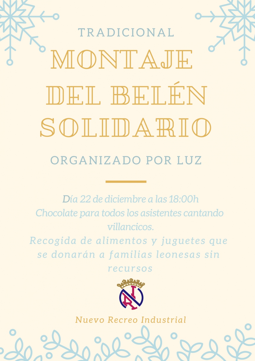 Montaje de Belén solidario