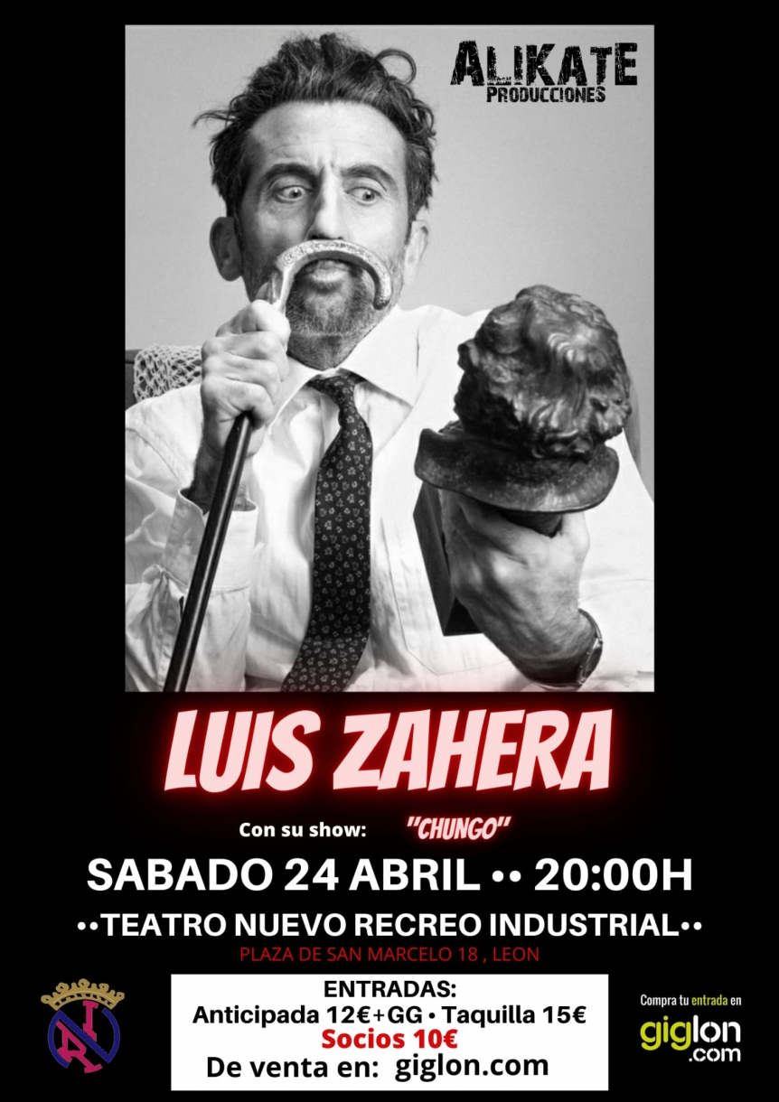 Luis Zahera con 'Chungo'