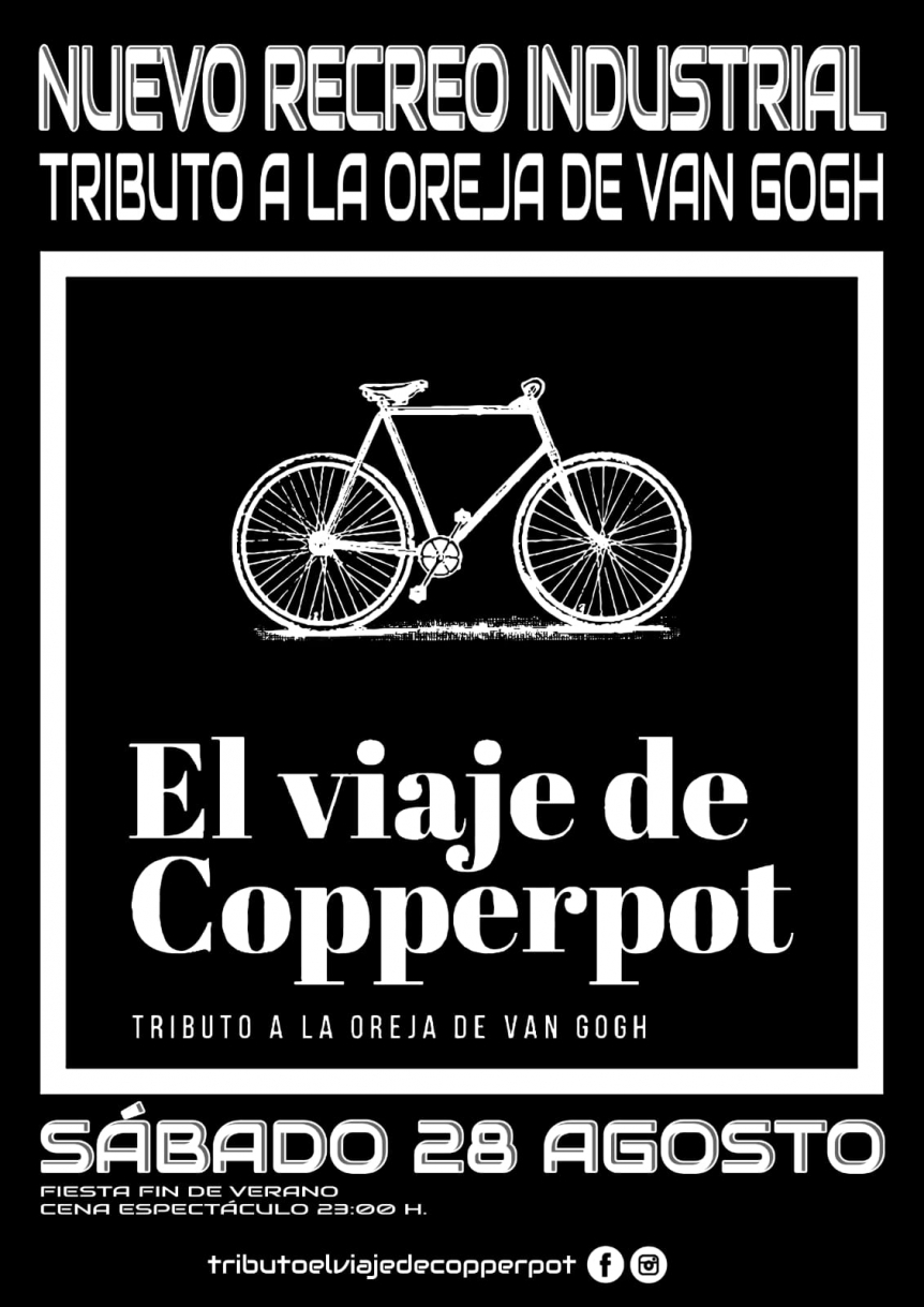 EL VIAJE DE COPPERPOT - Tributo a la Oreja de Van Gogh - Fiesta fin de veraño