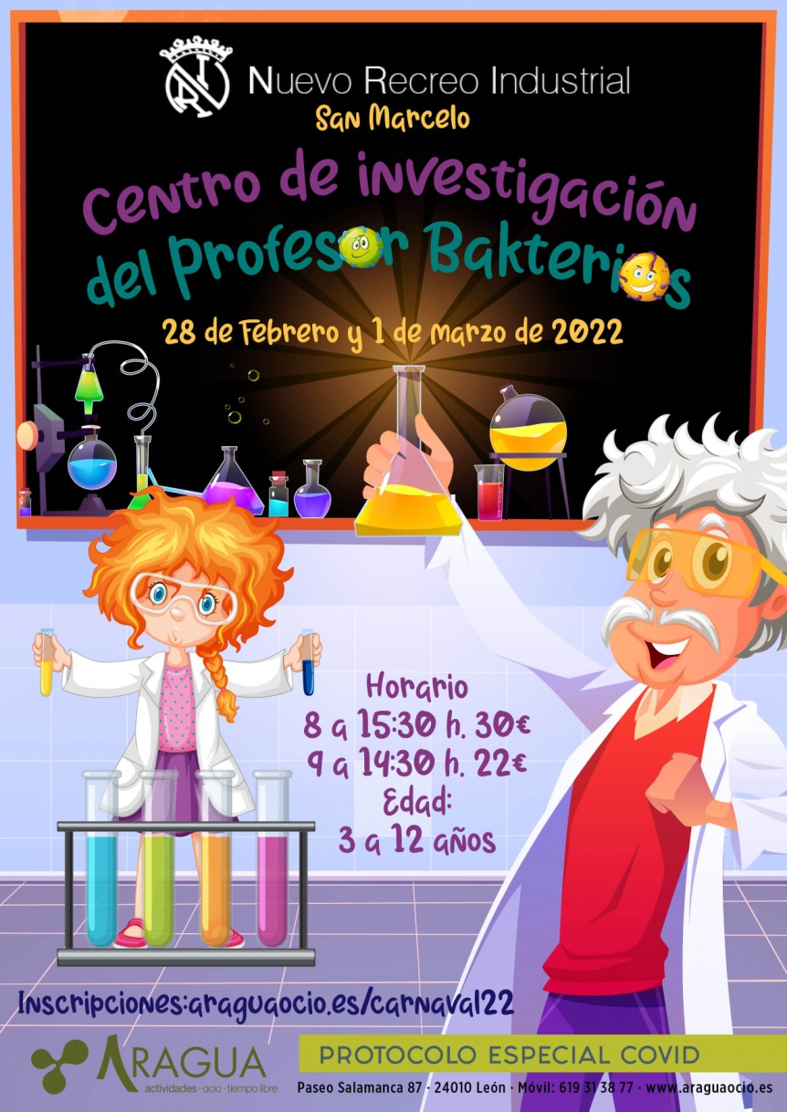 Centro de investigación del profesor Bacterios.