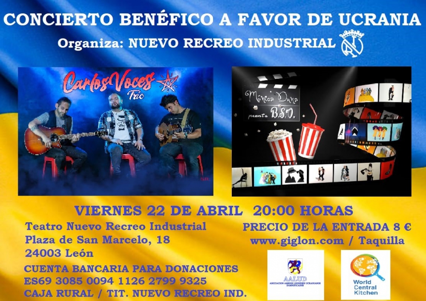 CONCIERTO BENEFICO A FAVOR DE UCRANIA