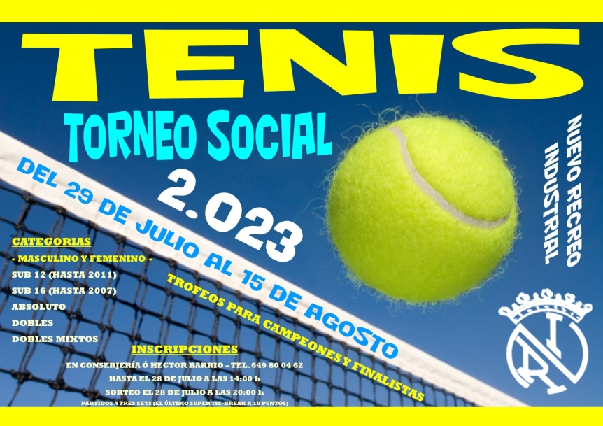 TORNEO SOCIAL DE TENIS